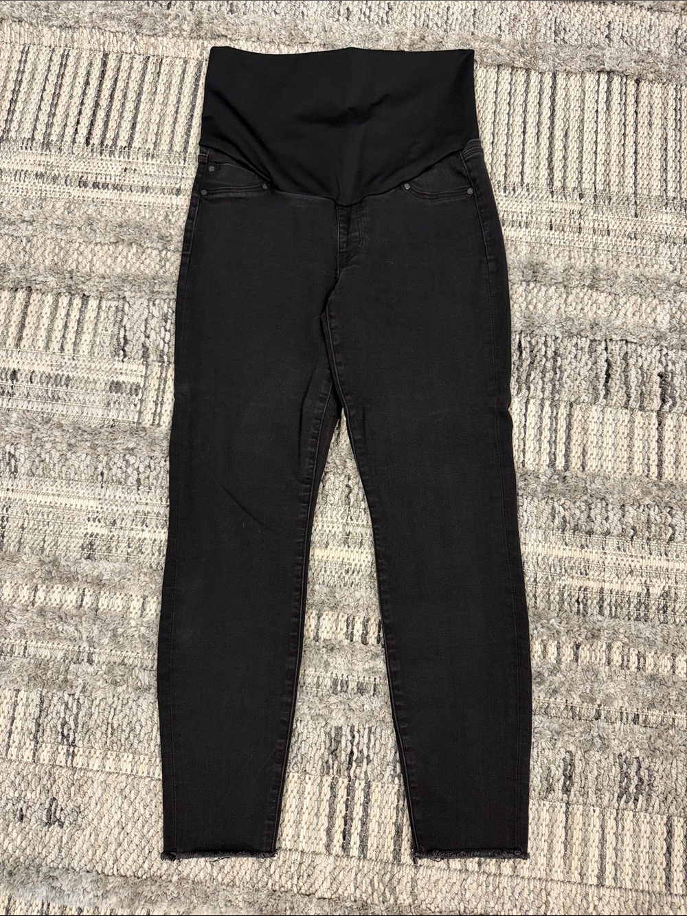 Liverpool Maternity Jeggings Black Over Belly High Waist Panel Size M Stitch Fix